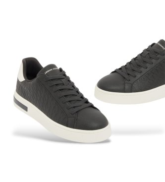 A|X Armani Exchange London sneakers with black texture