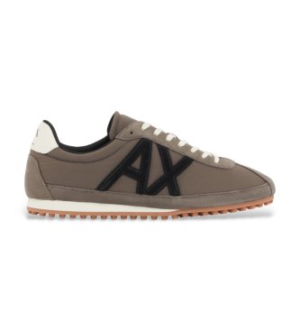 A|X Armani Exchange Fabric and suede sneakers with rubber sole