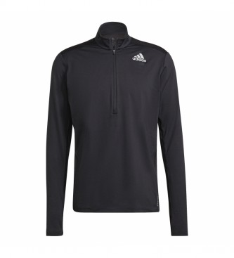adidas Own The Run - T-shirt 1/2 zip noir