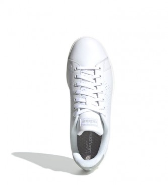 adidas Sapatos de Couro Advantage Branco, Cinza 