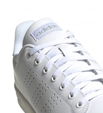 adidas Zapatillas de piel Advantage blanco, gris 