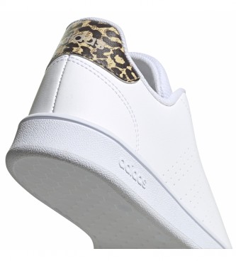 adidas Zapatillas Advantatge K blanco, leopardo