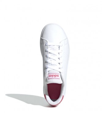 adidas Zapatillas Advantage K blanco, rosa