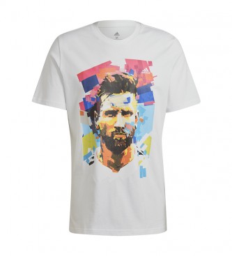 adidas T-shirt Messi Footbal Graphic branca