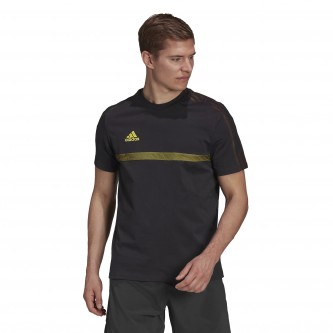 adidas T-shirt Messo 3-Stripes noir