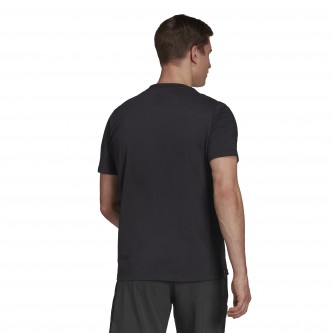 adidas T-shirt Messo 3-Stripes preta