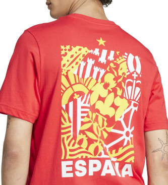 adidas T-shirt de fan de l'Espagne rouge