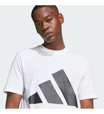 adidas Essential T-shirt med stor logotyp vit