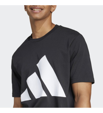 adidas Essentieel T-shirt met groot logo zwart