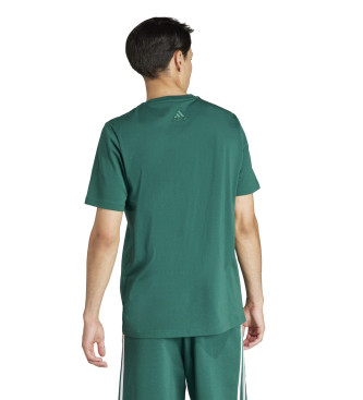 adidas Essential T-shirt med stor logotyp grn