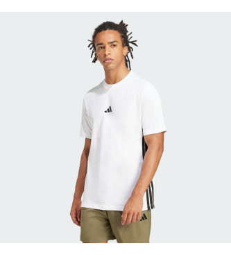 adidas T-shirt essenziale a righe bianche