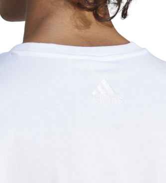 adidas Essential Singles Big Logo T-shirt biały