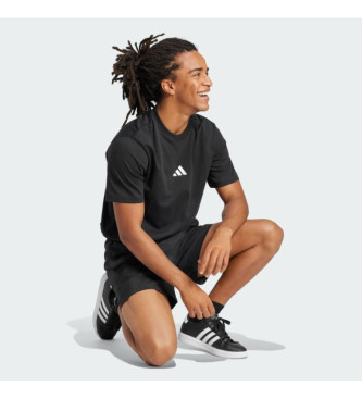 adidas T-Shirt Essentials Logotipo pequeno Preto simples