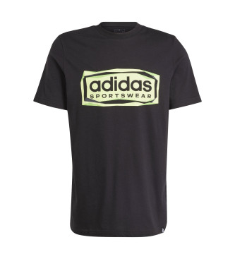 adidas T-shirt com logtipo Fld Spw preto