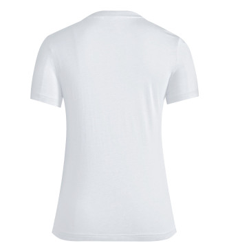 adidas Camiseta Loungewear Essentials Slim Logo blanco