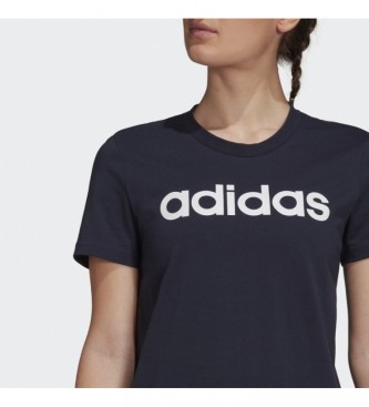 adidas T-shirt con logo blu navy Loungewear Essentials
