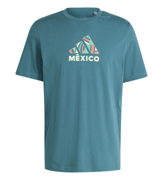 adidas Mexiko-Fan-T-Shirt blau