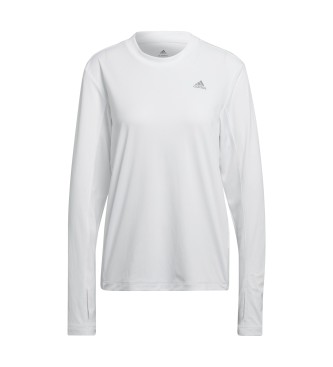 adidas Camiseta manga larga Sport Brand Love 3 bandas blanco