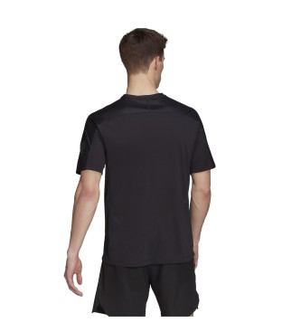 adidas Camiseta Workout PU-Coated negro - calzado, moda y complementos - zapatos de marca y zapatillas de marca