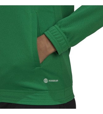adidas Entrance 22 green sweatshirt jacket