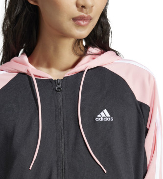 adidas Boldblock trningsdragt sort, pink