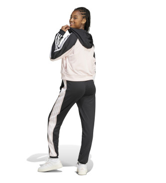 adidas Boldblock tracksuit pink, black