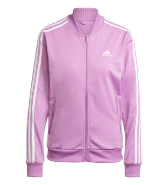 adidas Tracksuit Essentials 3-Stripes purple