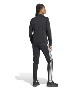 adidas Trainingsanzug Essentials 3-Streifen schwarz