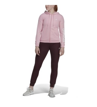 adidas T-shirt Essentials Logo French Terry roze, grijs