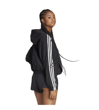 adidas Essentials vvet 3-stribet windbreaker sort