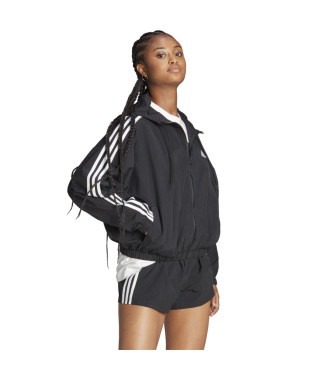 adidas Essentials vvet 3-stribet windbreaker sort