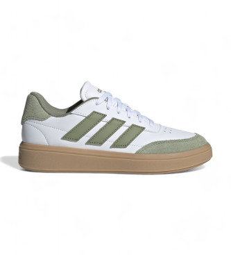 adidas Courtblock Leather Sneakers white