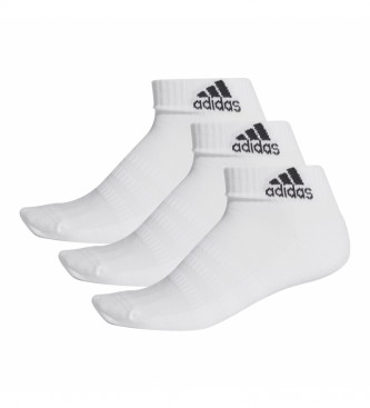 adidas Pack of 3 Pair of Cush ANK 3PP Socks white