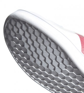 adidas Sapatos Grand Court brancos, rosa