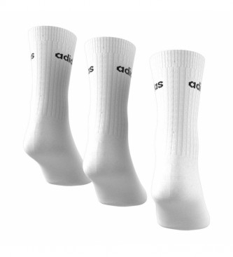adidas Pack of 3 Semi-padded socks white