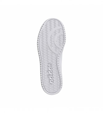 adidas Scarpe da ginnastica in pelle Hoops 2.0 LTS bianche