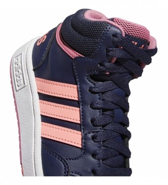 adidas Trainers Hoops Mid bleu, rose
