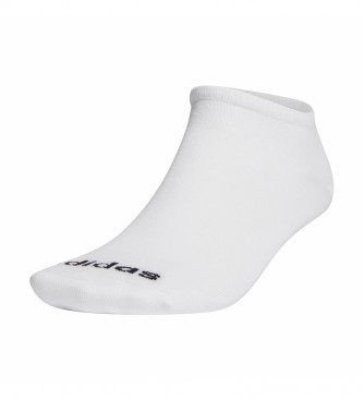 adidas Pack de 3 calcetines Low Cut blanco