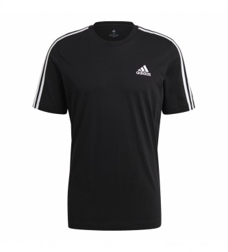 adidas Essentials 3 Stripes T-Shirt schwarz
