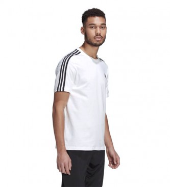 adidas Essentials 3 Stripes T-Shirt white
