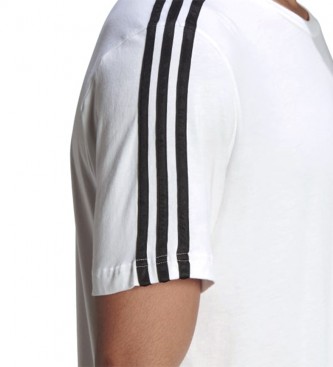 adidas Camiseta Essentials 3 Stripes blanco