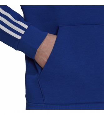 adidas Sweatshirt Essentials Fleece 3 Stripes Logotipo azul