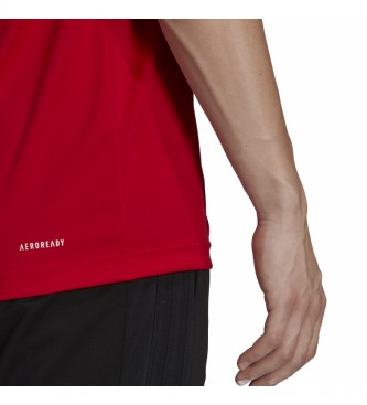 adidas Maglietta Sereno 3 Stripes rossa