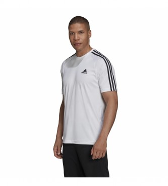 adidas T-shirt Sereno 3 Stripes blanc