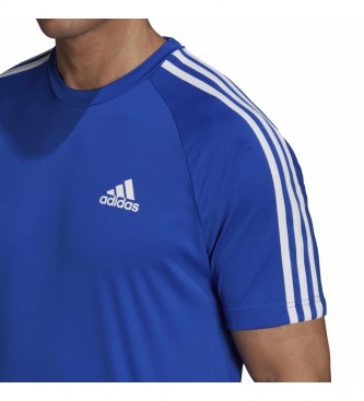 adidas T-shirt Sereno 3 Listras azul