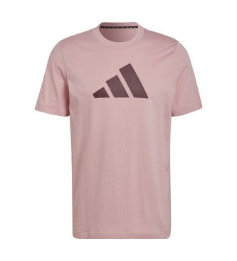 adidas Pink logo t-shirt
