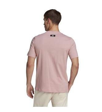 adidas Pink logo t-shirt