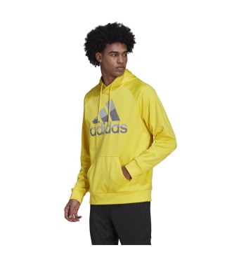 adidas Sweat-shirt Aeroready Game jaune