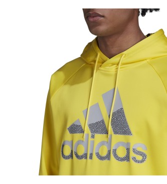 adidas Sweat-shirt Aeroready Game jaune