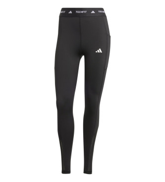 adidas Długie legginsy z kieszenią Techfit czarne